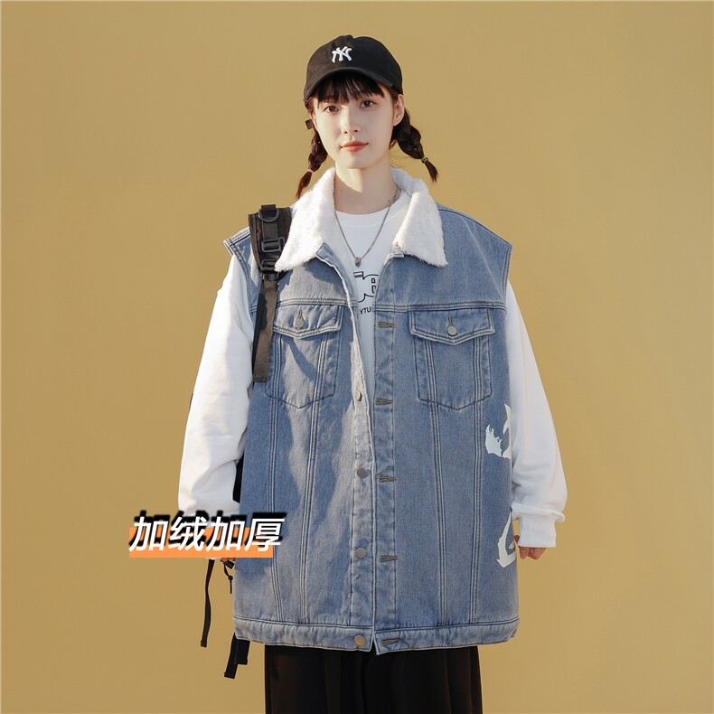 MJ216J-p68-限价98抖音情侣工装棉马甲男外穿大码羊羔毛cityboy,男装工装外套,星座116