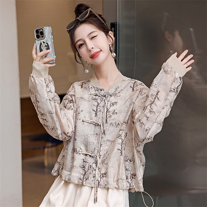 防晒衣。2024夏装新款新中式优雅时尚清爽短外套,女装防晒衣,浙宝281