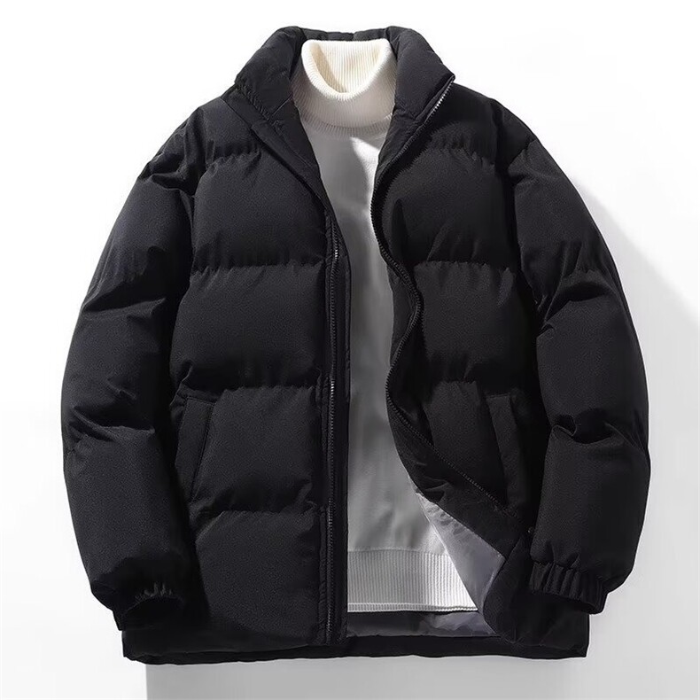 网络图现货潮牌帅气冬季棉服男生加厚保暖面包服J8800-P39特批,男装棉衣,星座715-7
