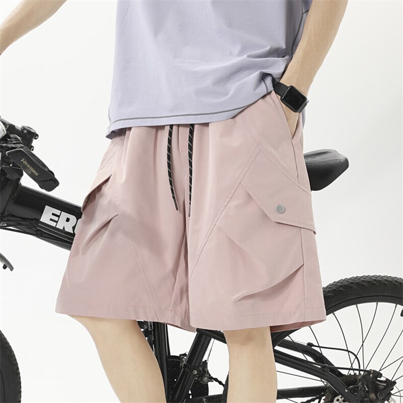 现货多巴胺潮流休闲短裤夏季薄款速干裤A337-S168-P35控49,男装牛仔裤,电商A337