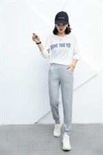 秋季新款秒发时尚百搭韩版哈伦小脚休闲女裤，其它，冬进一族