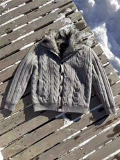 濮院工厂复古绞花工艺立领毛衣保暖毛领座山雕夹克外套MF89P120，男装针织衫/毛衣，电商D256-1(原A064-1)