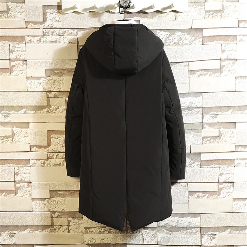 冬季中长款羽绒服连帽大衣加厚外套男青年男装衣服新款DS237T,男装羽绒服,电商A102