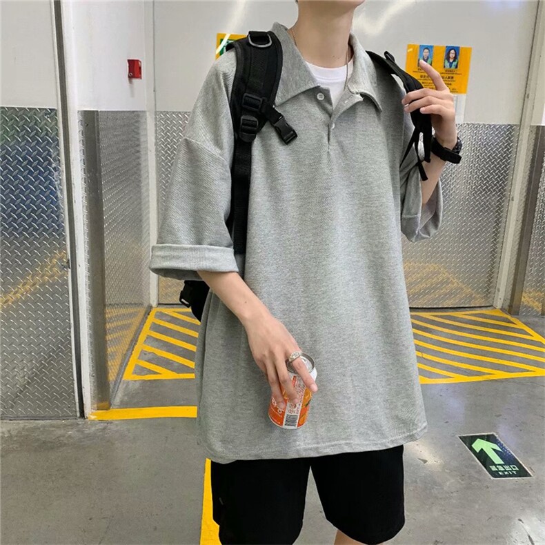 2023新款夏季男士短袖t恤潮流polo衫翻领潮牌百搭上衣T700-P30,男装T恤,星座512-2