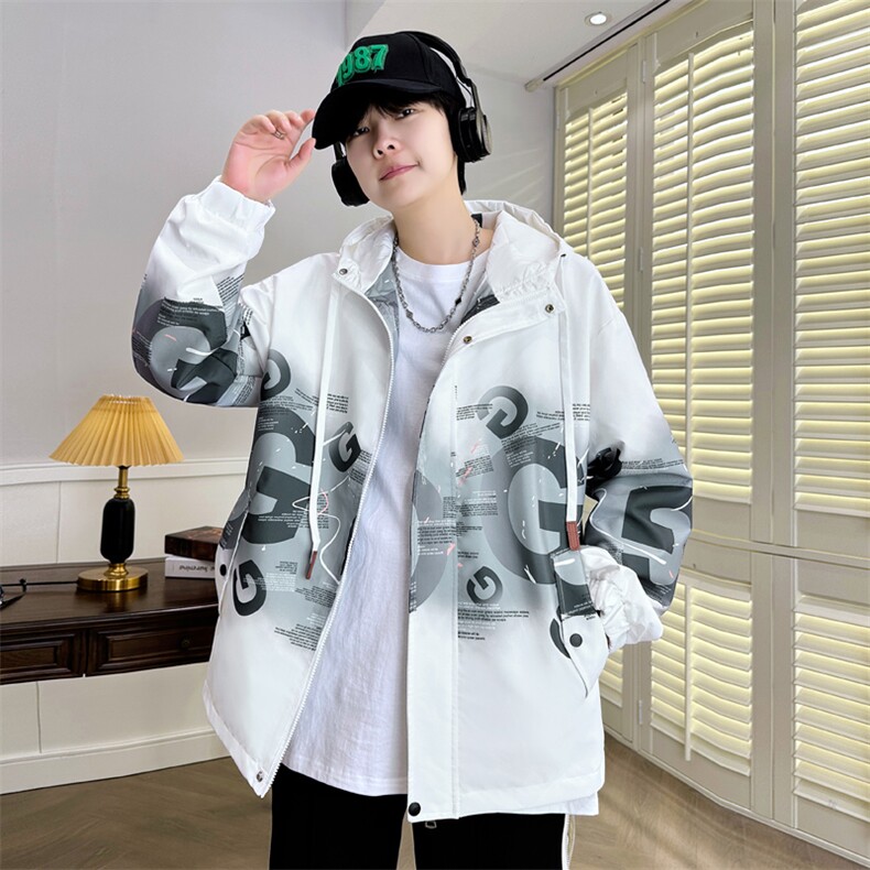 2025秋冬季新款男士夹克青年时尚潮牌宽松外套-JK9620-P55，男装夹克，星座1105-2