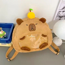 多米毛绒玩具厂 透明大肚子水豚
