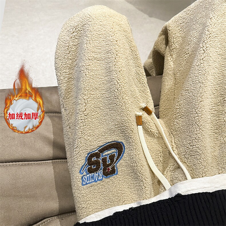 24冬季加绒加厚摇粒闲保暖休闲裤712-kk341P55,男装休闲裤,星座712