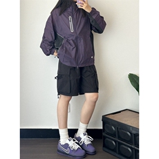 FS421HH-P50紫色防晒衣男夏季连帽冲锋衣外套山系户外钓鱼登山服，男装夹克，星座1007（原301D）