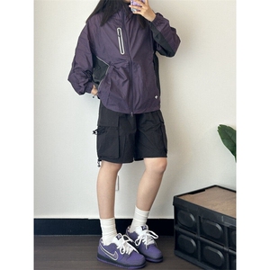 FS421HH-P50 紫色防晒衣男夏季连帽冲锋衣外套山系户外钓鱼登山服图片