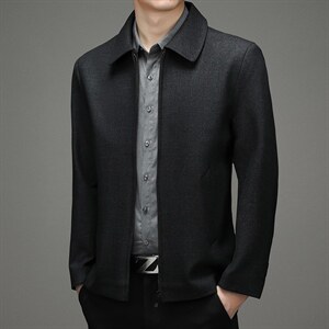 BH822钱塘2020-2秋季新款中老年男装商务休闲夹克外套数据好P135图片