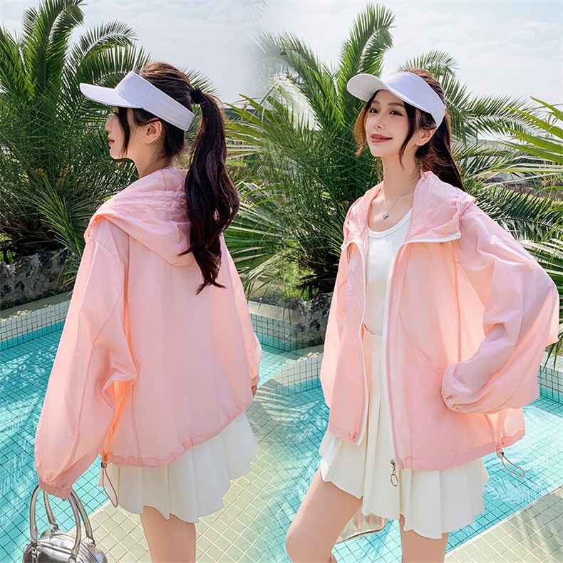 2025新款防晒服短款RF2C290-6830#-P85-138，女装防晒衣，蝶眷