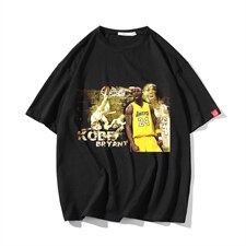 2021夏季砖墙日系大码男黑曼巴纪念版科比短袖印花T恤T1064-P25，男装T恤，电商A001