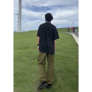 B221 美式ins街头hiphop宽松工装休闲裤子 LK23122-P65 控88图片