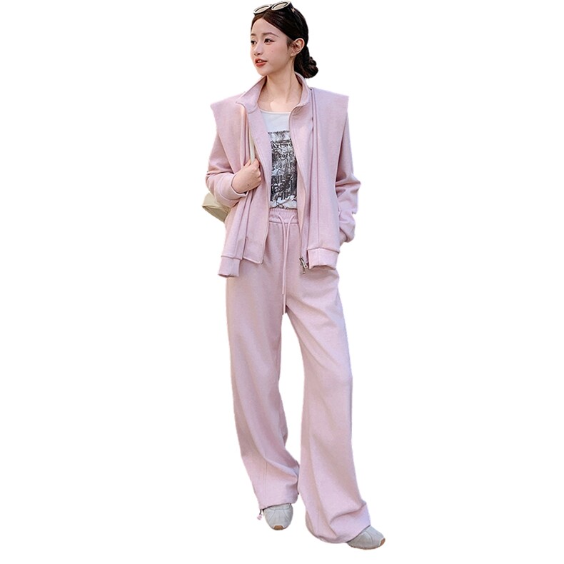 新款主推欧货三件套女春季新款洋气减龄立领p195k318,女装套装/套裙,2C295