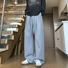 秋季工字褶弯刀卫裤XZ604-K133-特P35控68，男装休闲裤，星座604