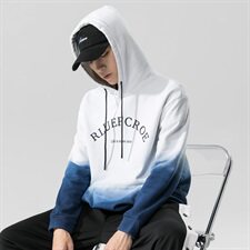 2021春秋季渐变色卫衣男连帽潮流百搭宽松运动休闲男潮牌DF73T，男装卫衣，电商A102