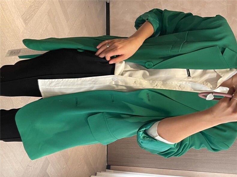 22C03#彩色腰带西装外套，女装西装，首选