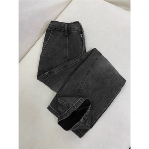 B221 美式ins高街暗黑宽松直筒工装牛仔裤LK26613-特P50控88图片