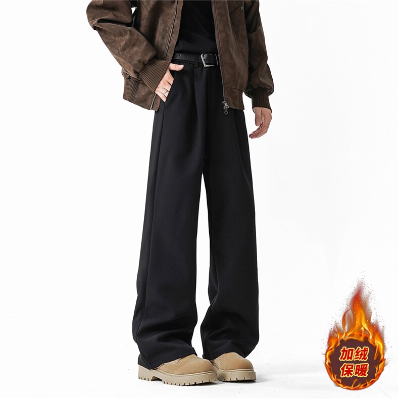 加绒微喇西裤K980-P35-加绒P45，男装西裤，电商B336