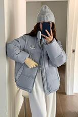 王鹤棣同款灯芯绒棉服冬季2023oversize情侣复古加厚短款外套，女装棉衣/棉服，梦白服饰厂