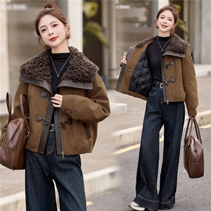 现货BAO款新增颜色2025冬季新款大毛领派克羽绒服女外套图片