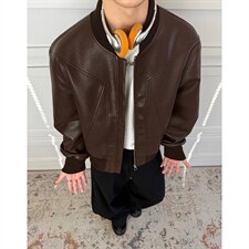 抖音得物高品质美式高街复古老钱风PU皮夹克外套男女短款机车皮衣，男装夹克，电商A486