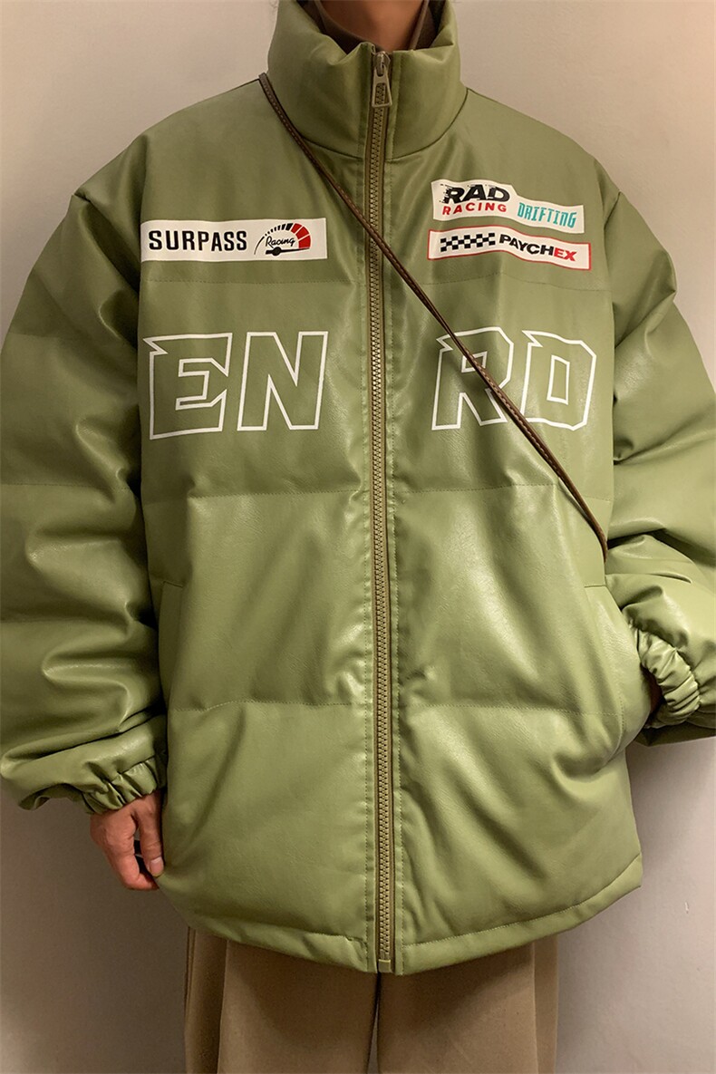 EQ156冬季新款港风宽松痞帅机车服加厚皮棉衣棉服炸街外套男P118,男装棉衣,电商C306-1