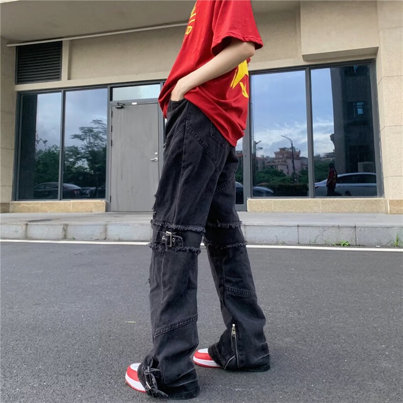 美式牛仔裤男款秋季长裤潮NB50P85,男装牛仔裤,星座1116-2