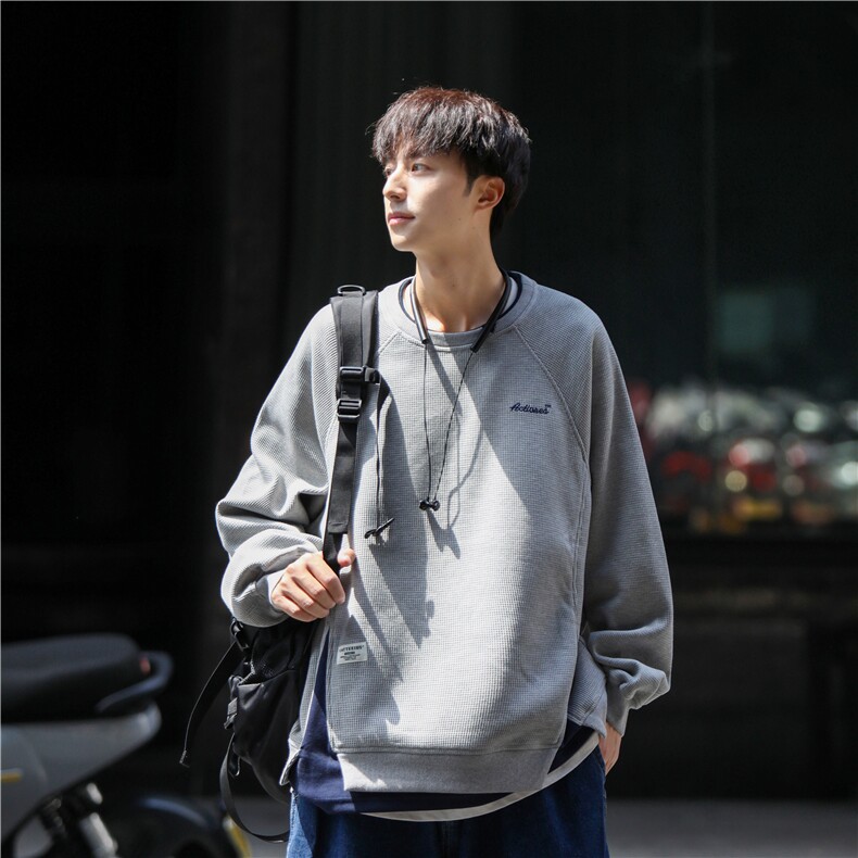 2023秋款撞色假两件卫衣W1715P55控78,男装卫衣,星座1018-3