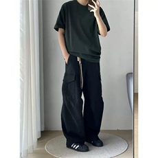 (网图慎用)纯棉多口袋潮流宽松休闲工装裤男K5984-特P60控108，男装工装外套，电商A001