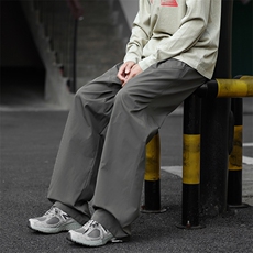 美式斜切褶皱防泼水休闲裤男宽松冲锋裤工装裤K24125-特P28控58，男装工装外套，电商A001-1