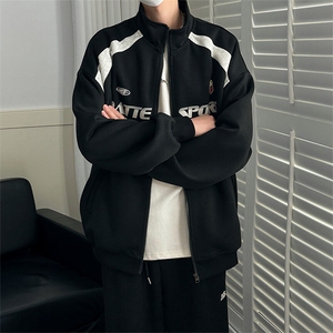 现货新款刺绣立领夹克外套男潮牌时尚休闲上衣A351-AW2518-P110图片