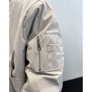 飞行员夹克外套男款潮牌ins美式复古假两件cityboy百搭棒球服宽松图片