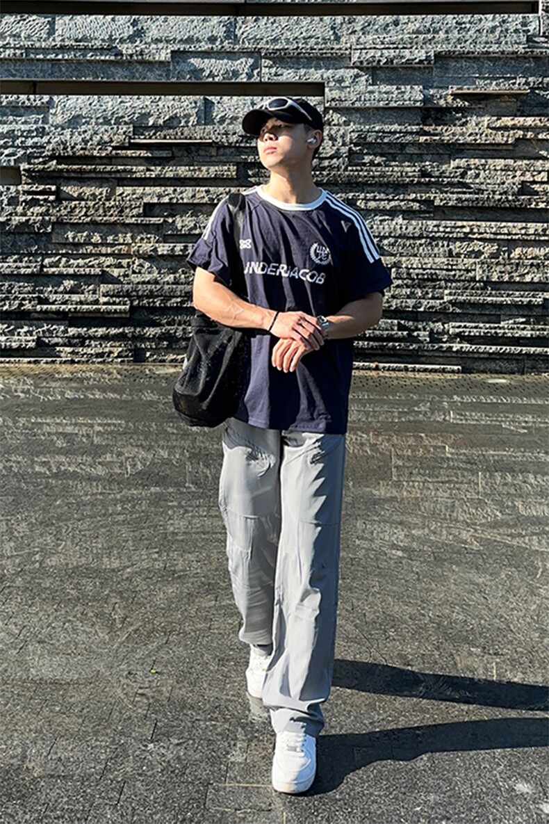 三防面料冲锋裤男款美式伞兵裤宽松直筒裤XK403-P45限价59,男装休闲裤,电商A178