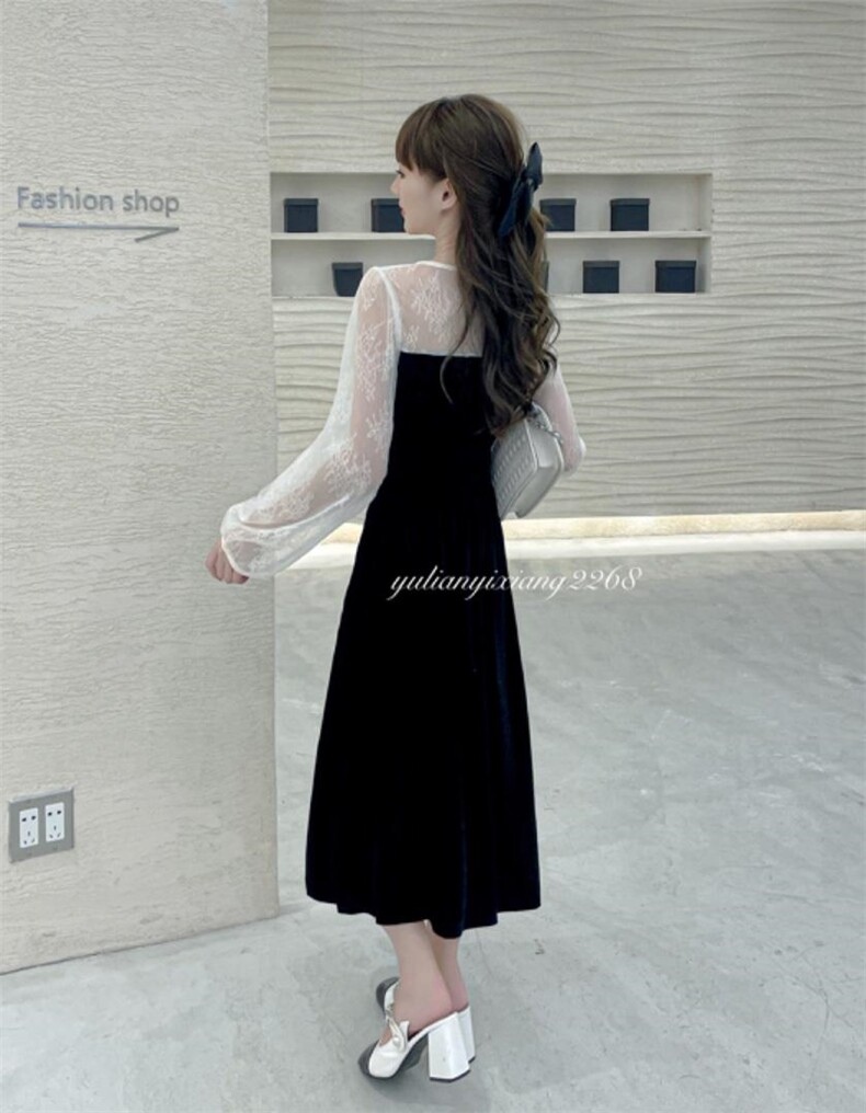 秋季新款连衣裙，女装连衣裙，雨恋依香(1F)