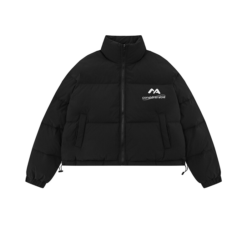 新款平铺秋冬字母印花面包服时尚立领棉服A247-MY504特批85控118,男装棉衣,电商A247-1
