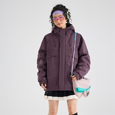 现货5W件冬季三防美式boxy解构连帽雪山冲锋衣棉衣男女棉服厚外套，男装夹克，电商A486