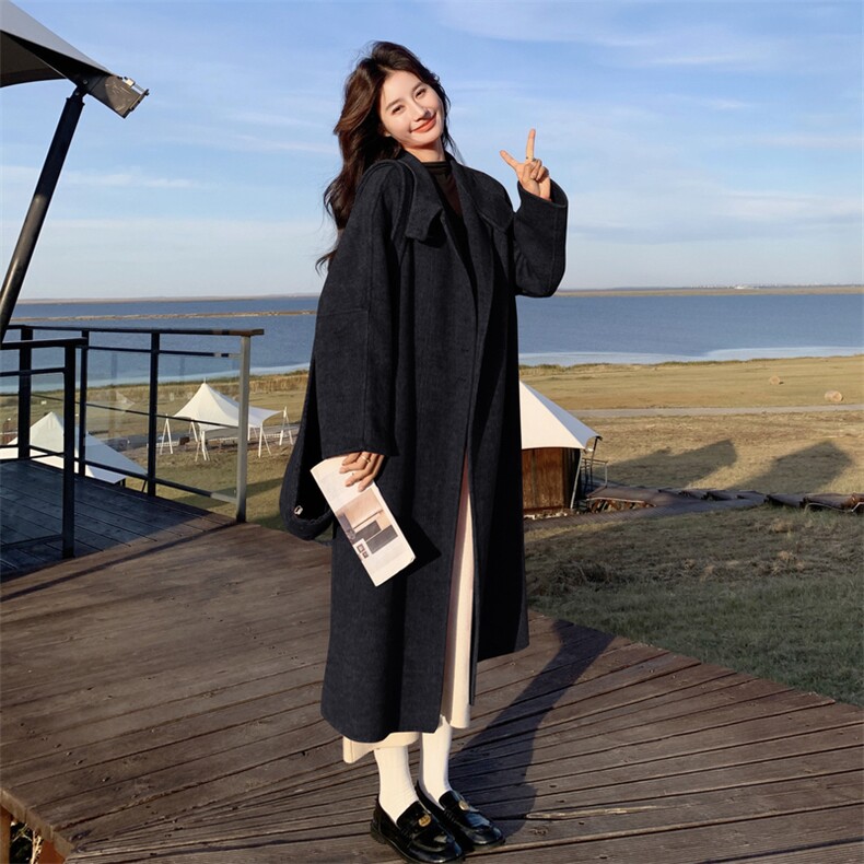 2025年冬季长袖女装女士精品双面羊毛大衣p295=k385,女装羊绒大衣,2B142