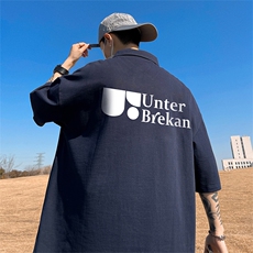 支持得物品质配合二开珠地网眼透气宽松短袖T恤翻领POLO衫PL108，男装T恤，电商A486