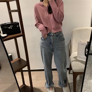 绑腰针织开衫图片