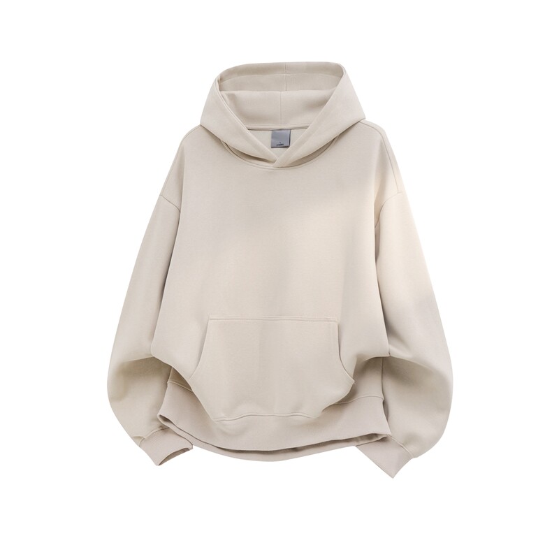 重磅全棉380克二开连帽卫衣纯色短宽套头外套男上衣AH932-特P34，女装短外套，星座610B-1