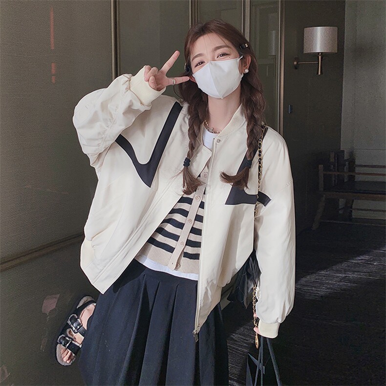 2025秋季休闲棒球服2C322-S9033-P120-K178,女装短外套,2C322