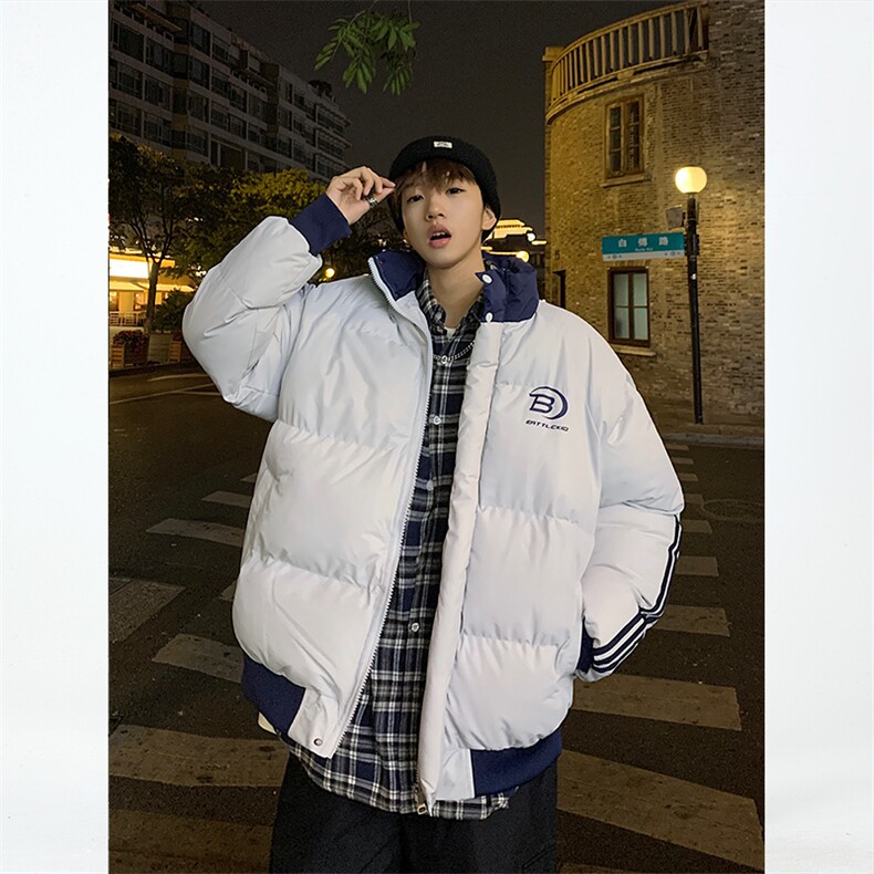 MF01-P128男女款加厚保暖棉衣宽松面包服棉袄外套,男装棉衣,电商B327