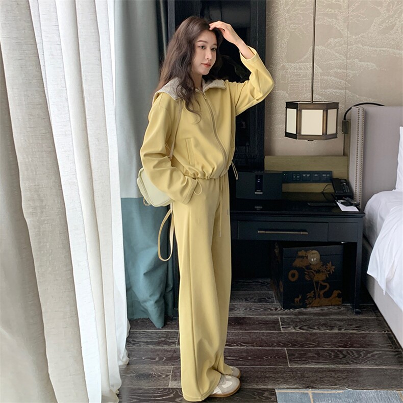 新款现货主推海军领卫衣套装2517-P175-K248,女装套装/套裙,2C129