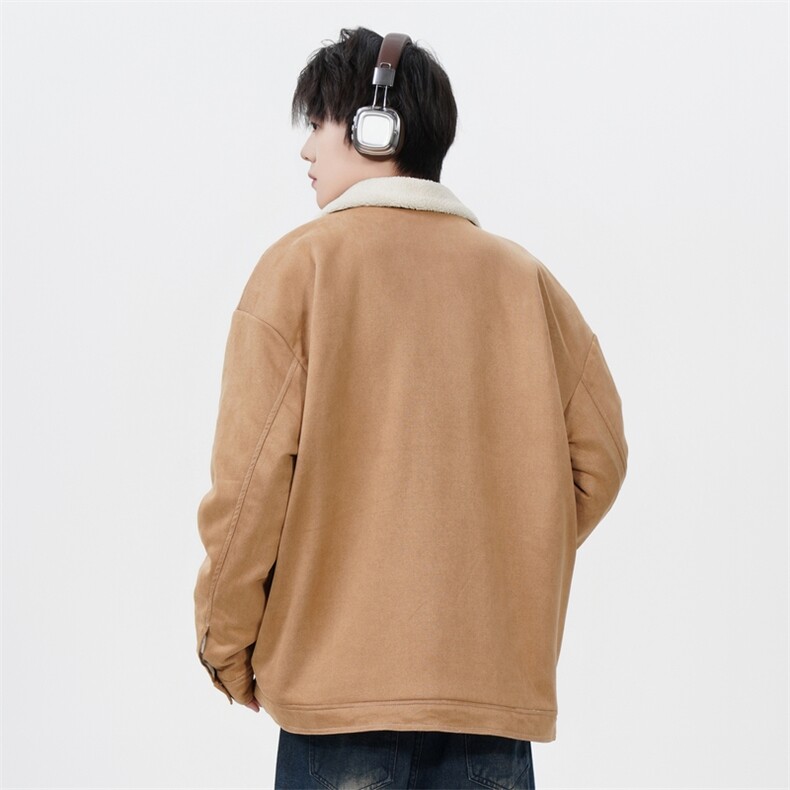鸡皮绒加绒夹克JK2165-P90,男装夹克,星座210-1