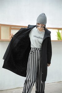【现货】新款秋冬款风衣派克式服中长款图片