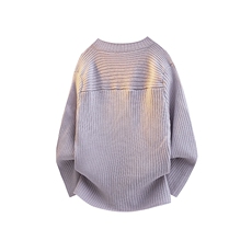 数字印花V领针织衫男女秋冬美式复古宽松休闲设计感毛衣25088-p60，男装针织衫/毛衣，星座1008