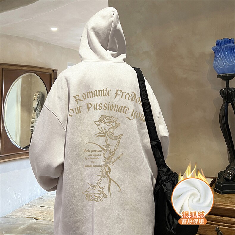 量大优可提供视频麂皮绒卫衣连帽HD019-1-LPWY4201JR-P50,男装卫衣,电商019-1
