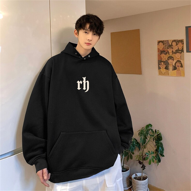供抖音丶重磅高品棉350克排扣连帽rh卫衣LW6068-特p58控78,男装卫衣,星座508（原C305）