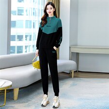 2025秋装新款女装两件套秋季时尚刺绣休闲套装20315FKW图片
